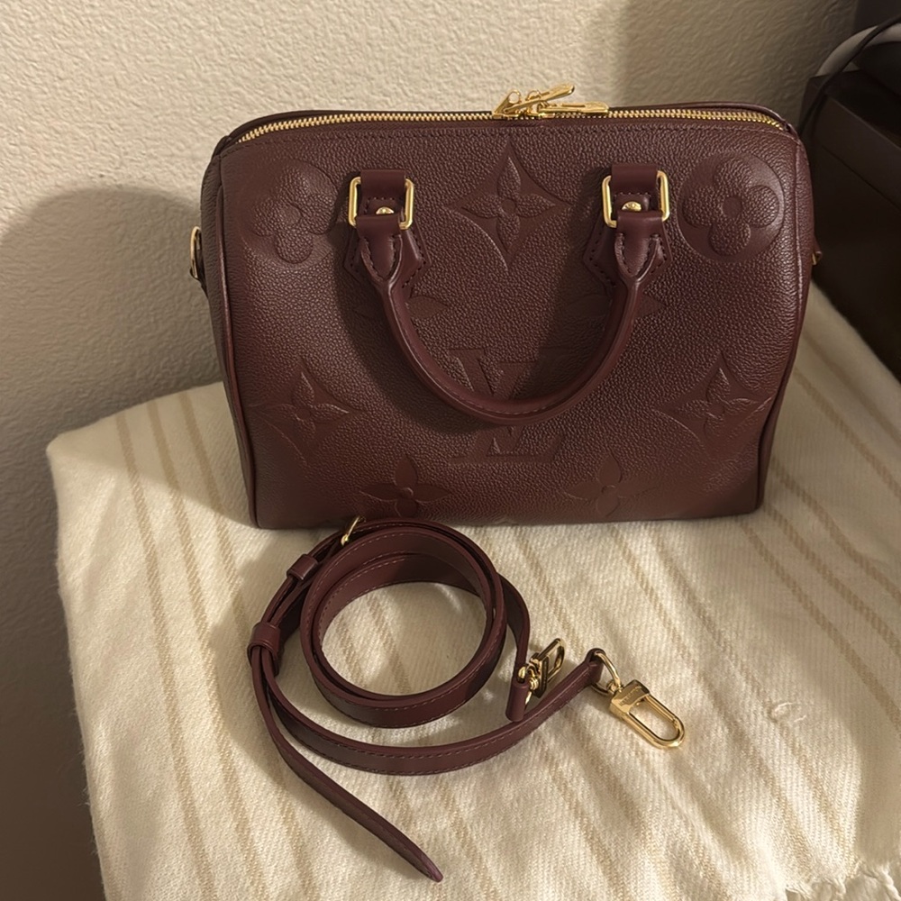 Louis Vuitton Speedy Empreinte - Wine